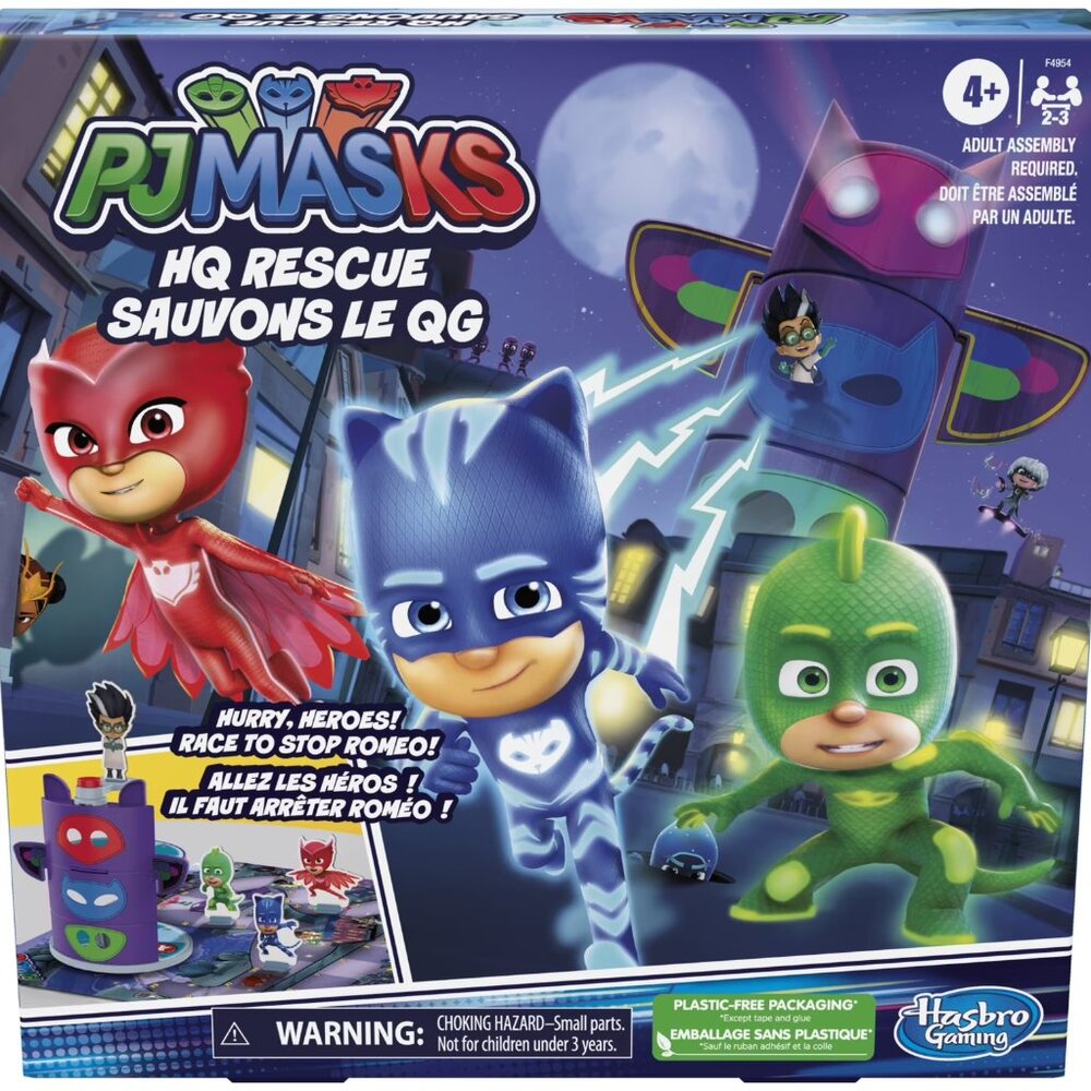 PJ Masks Hasbro Gaming HQ Rescue Kids Board Game - New / Sealed